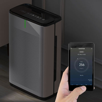 Ivory White Air Purifier With UVC ABS Material For Sterilization