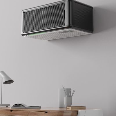 240m2 مكتب لتنقية الهواء على الحائط DC موتور للحساسية