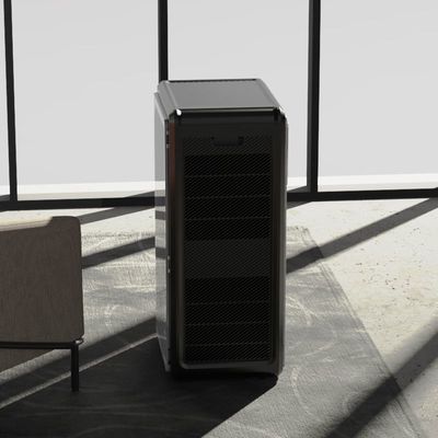 خمس سرعات Hepa Filter UV Lights Air Purifier ABS Material OEM